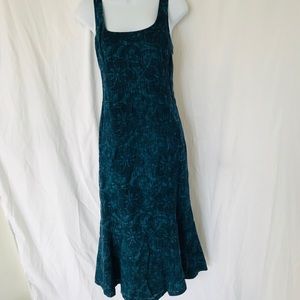 Ralph Lauren Blue Linen Sheath Dress Size 8
